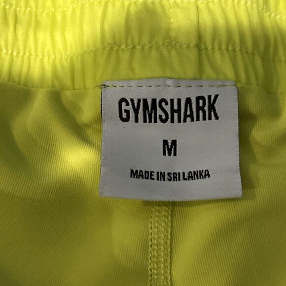 Gymshark Pulse 2 In 1 Women's Lined Neon Yellow Athletic Shorts Size Medium NWOT - Picture 14 of 16